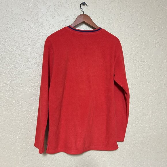 Polo Ralph Lauren Mens Vintage Crewneck Polo Sweater Red Size Large - Picture 7 of 7